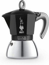 Bialetti Moka Induction černý indukční kávovar na 4 šálky 