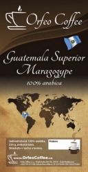 Orfeo Coffee Guatemala Superior Maragogype zrnková káva 250 g