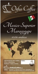 Orfeo Coffee Mexico Superior Maragogype zrnková káva 250 g