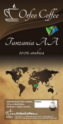 Orfeo Coffee Tanzania AA zrnková káva 250 g